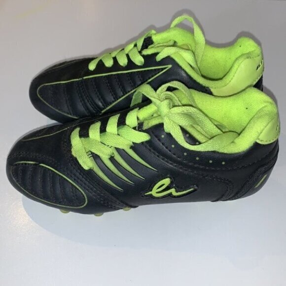 eletto black/green boys soccer shoes 12 - Picture 8 of 11
